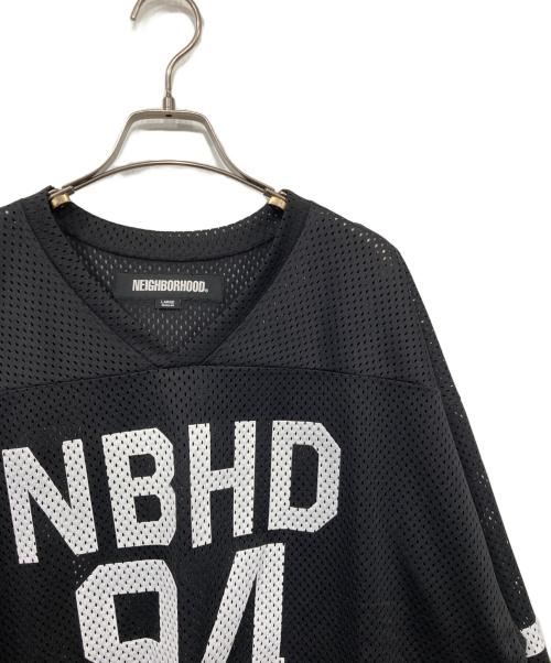 NEIGHBORHOOD（ネイバーフッド）NEIGHBORHOOD (ネイバーフッド) HOCKEY V-NECK S/S TEE/ホッケー Vネック ショートスリーブTシャツ ブラック サイズ:Lの古着・服飾アイテム