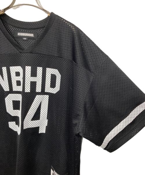 NEIGHBORHOOD（ネイバーフッド）NEIGHBORHOOD (ネイバーフッド) HOCKEY V-NECK S/S TEE/ホッケー Vネック ショートスリーブTシャツ ブラック サイズ:Lの古着・服飾アイテム
