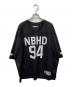 NEIGHBORHOOD（ネイバーフッド）の古着「HOCKEY V-NECK S/S TEE/ホッケー Vネック ショートスリーブTシャツ」｜ブラック