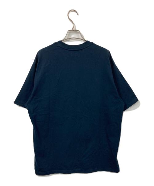 SUPREME（シュプリーム）SUPREME (シュプリーム) Raised Script S/S Top/レイズドスクリプト ショートスリーブトップ ネイビー サイズ:Mの古着・服飾アイテム