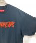 中古・古着 SUPREME (シュプリーム) Raised Script S/S Top/レイズドスクリプト ショートスリーブトップ ネイビー サイズ:M：12000円