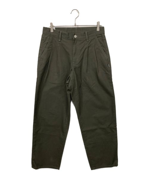 NEIGHBORHOOD（ネイバーフッド）NEIGHBORHOOD (ネイバーフッド) BAGGY SILHOUETTE TWO TUCK PANTS カーキ サイズ:Mの古着・服飾アイテム