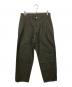 NEIGHBORHOOD（ネイバーフッド）の古着「BAGGY SILHOUETTE TWO TUCK PANTS」｜カーキ