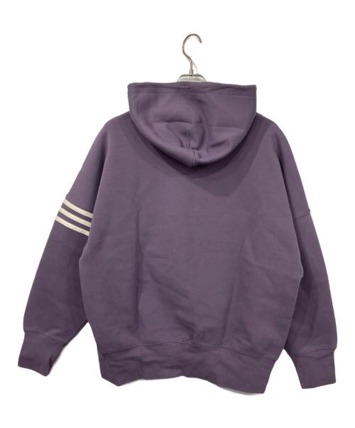 adidas（アディダス）adidas (アディダス) Adicolor Neuclassics Hoodie パープル サイズ:Mの古着・服飾アイテム