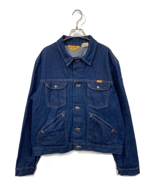 RUSTLER（ラスラー）RUSTLER (ラスラー) デニムジャケット インディゴ サイズ:XLの古着・服飾アイテム