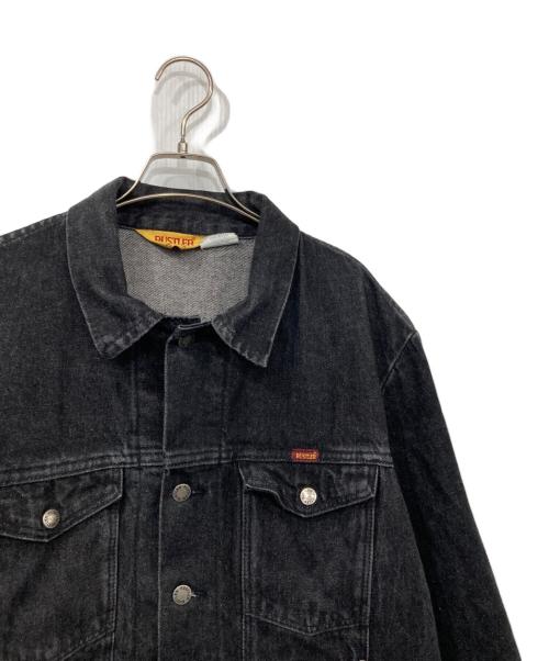 RUSTLER（ラスラー）RUSTLER (ラスラー) 先染めデニムジャケット ブラック サイズ:XLの古着・服飾アイテム