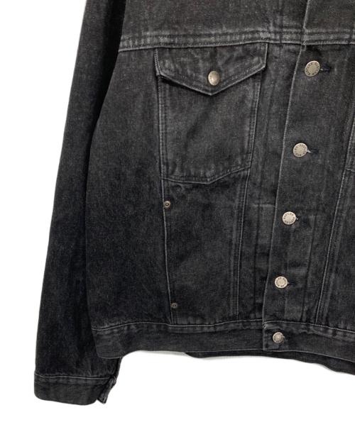 RUSTLER（ラスラー）RUSTLER (ラスラー) 先染めデニムジャケット ブラック サイズ:XLの古着・服飾アイテム