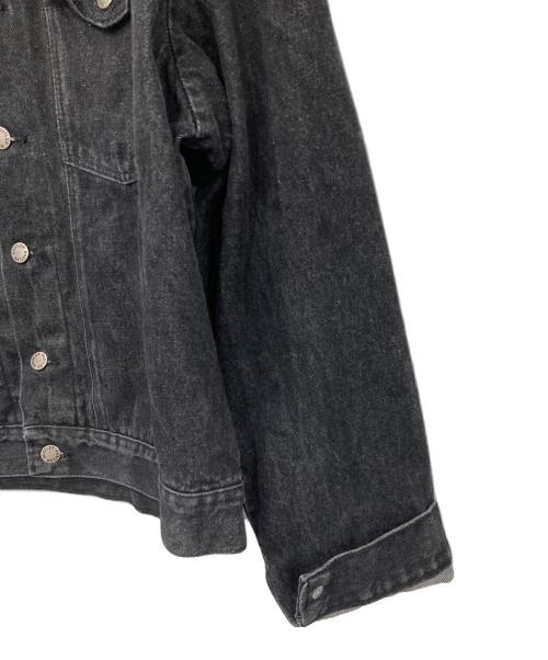 RUSTLER（ラスラー）RUSTLER (ラスラー) 先染めデニムジャケット ブラック サイズ:XLの古着・服飾アイテム