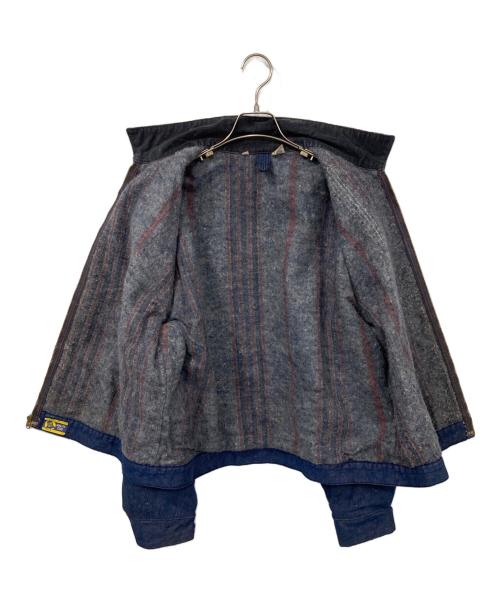 Wrangler（ラングラー）Wrangler (ラングラー) 裏ブランケットブルゾン インディゴ サイズ:48の古着・服飾アイテム