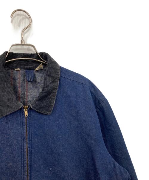 Wrangler（ラングラー）Wrangler (ラングラー) 裏ブランケットブルゾン インディゴ サイズ:48の古着・服飾アイテム