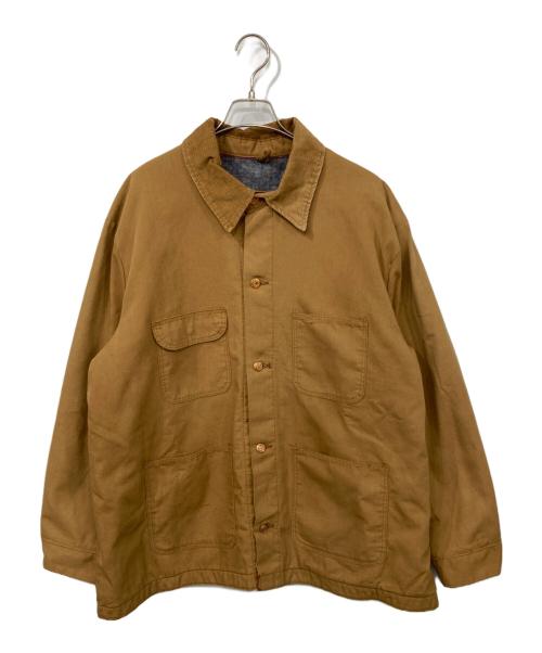Wrangler（ラングラー）Wrangler (ラングラー) 裏ブランケットカバーオール ブラウン サイズ:50の古着・服飾アイテム