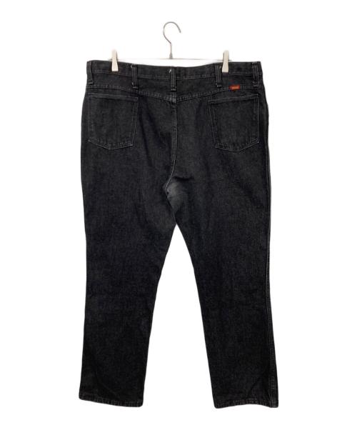RUSTLER（ラスラー）RUSTLER (ラスラー) 先染めデニムパンツ ブラック サイズ:W42×L32の古着・服飾アイテム