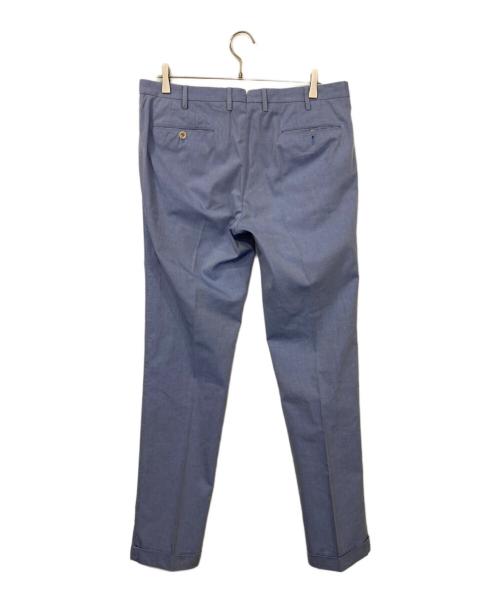 PT01（ピーティーゼロウーノ）PT01 (ピーティーゼロウーノ) SUPER SLIM FIT コットンパンツ ブルー サイズ:52の古着・服飾アイテム