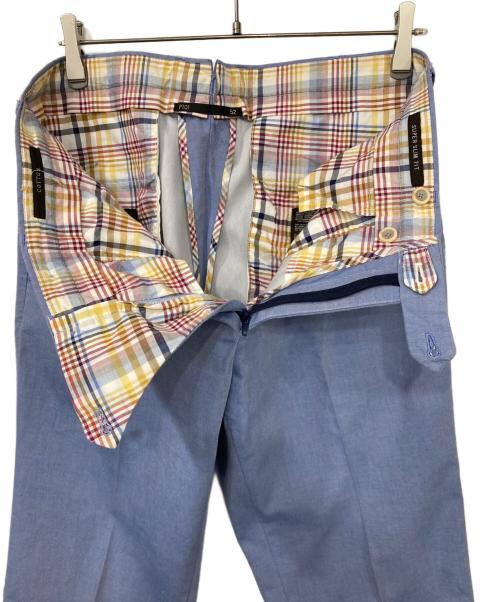 PT01（ピーティーゼロウーノ）PT01 (ピーティーゼロウーノ) SUPER SLIM FIT コットンパンツ ブルー サイズ:52の古着・服飾アイテム