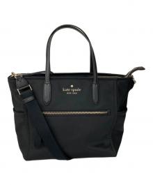 Kate Spade（ケイトスペード）の古着「ナイロンハンドバッグ」｜ブラック