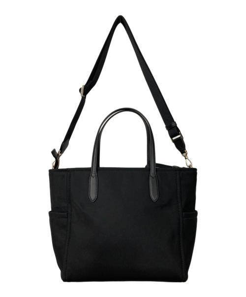 Kate Spade（ケイトスペード）Kate Spade (ケイトスペード) ナイロンハンドバッグ ブラックの古着・服飾アイテム