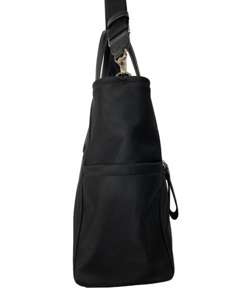 Kate Spade（ケイトスペード）Kate Spade (ケイトスペード) ナイロンハンドバッグ ブラックの古着・服飾アイテム