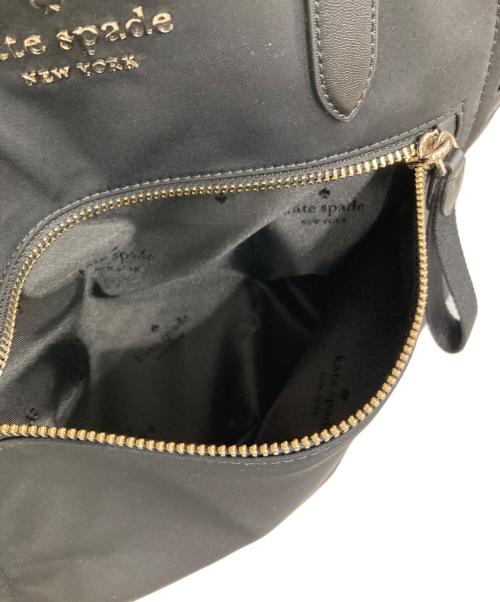 Kate Spade（ケイトスペード）Kate Spade (ケイトスペード) ナイロンハンドバッグ ブラックの古着・服飾アイテム