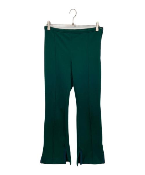 TOGA PULLA（トーガ プルラ）TOGA PULLA (トーガ プルラ) ポンチフレアパンツ グリーン サイズ:36の古着・服飾アイテム