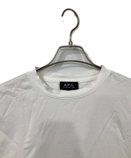 A.P.C.（アーペーセー）A.P.C. (アーペーセー) 半袖カットソー ホワイト サイズ:Sの古着・服飾アイテム