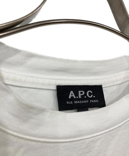 A.P.C.（アーペーセー）A.P.C. (アーペーセー) 半袖カットソー ホワイト サイズ:Sの古着・服飾アイテム