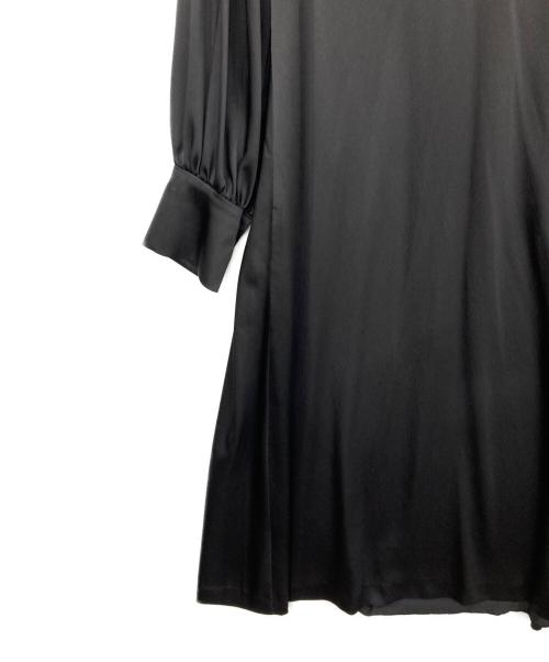IENA（イエナ）IENA (イエナ) ドロストカラー ワンピース ブラック サイズ:表記なしの古着・服飾アイテム