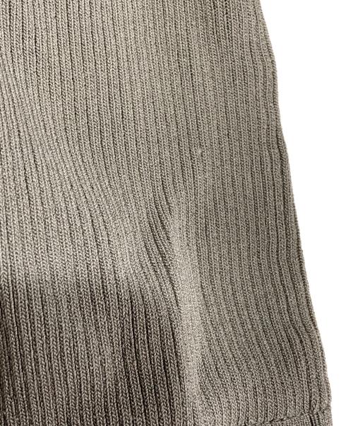 Adam et Rope（アダム エ ロペ）Adam et Rope (アダム エ ロペ) ペプラムコンビハーフスリーブニット グリーン サイズ:Fの古着・服飾アイテム