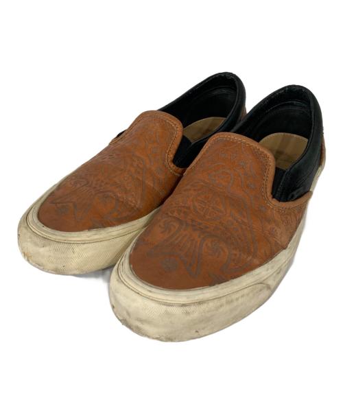 VANS（ヴァンズ）VANS (ヴァンズ) TAKA HAYASHI (タカハヤシ) スリッポン ブラウン サイズ:27.0の古着・服飾アイテム