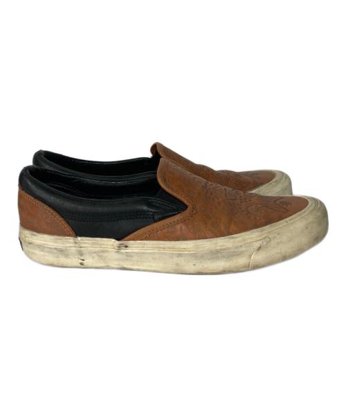 VANS（ヴァンズ）VANS (ヴァンズ) TAKA HAYASHI (タカハヤシ) スリッポン ブラウン サイズ:27.0の古着・服飾アイテム