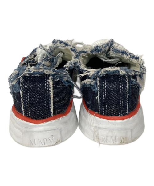 Maison MIHARA YASUHIRO（メゾン ミハラ ヤスヒロ）Maison MIHARA YASUHIRO (メゾン ミハラ ヤスヒロ) NIGEL CABOURN (ナイジェルケーボン) 12oz デニム カットオフ スニーカー インディゴ サイズ:42の古着・服飾アイテム