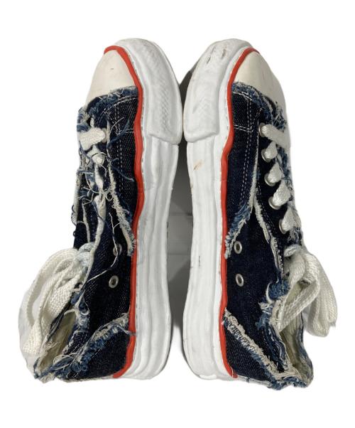 Maison MIHARA YASUHIRO（メゾン ミハラ ヤスヒロ）Maison MIHARA YASUHIRO (メゾン ミハラ ヤスヒロ) NIGEL CABOURN (ナイジェルケーボン) 12oz デニム カットオフ スニーカー インディゴ サイズ:42の古着・服飾アイテム