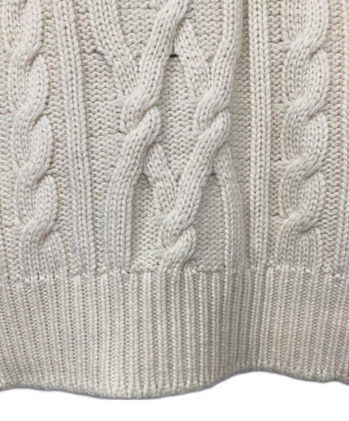 CHANEL（シャネル）CHANEL (シャネル) コットン×カシミヤ カーディガン ベージュ サイズ:42の古着・服飾アイテム