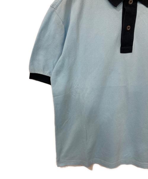PRADA（プラダ）PRADA (プラダ) ポロシャツ ブルー サイズ:Lの古着・服飾アイテム