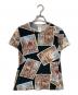 CELINE（セリーヌ）の古着「トリオンフパッチ総柄Tシャツ」｜ブラック