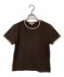 BURBERRY LONDON（バーバリーロンドン）の古着「バーバリーチェックカラーTシャツ」｜ブラウン