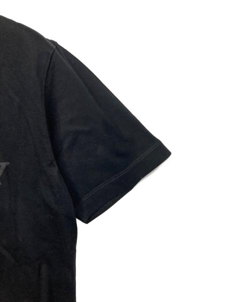 BURBERRY BLACK LABEL（バーバリーブラックレーベル）BURBERRY BLACK LABEL (バーバリーブラックレーベル) ロゴプリントTシャツ ブラック サイズ:2の古着・服飾アイテム