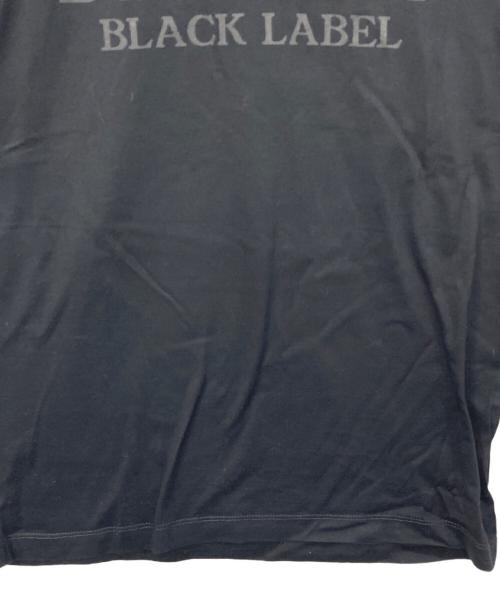 BURBERRY BLACK LABEL（バーバリーブラックレーベル）BURBERRY BLACK LABEL (バーバリーブラックレーベル) ロゴプリントTシャツ ブラック サイズ:2の古着・服飾アイテム