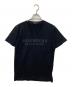 BURBERRY BLACK LABEL（バーバリーブラックレーベル）の古着「ロゴプリントTシャツ」｜ブラック