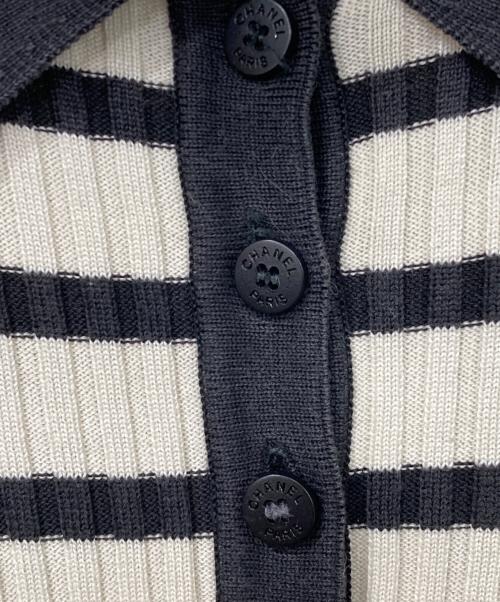 CHANEL BOUTIQUE（シャネル ブティック）CHANEL BOUTIQUE (シャネル ブティック) ニットポロシャツ ベージュ サイズ:40の古着・服飾アイテム