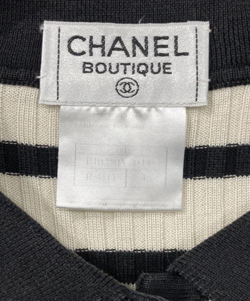 CHANEL BOUTIQUE（シャネル ブティック）CHANEL BOUTIQUE (シャネル ブティック) ニットポロシャツ ベージュ サイズ:40の古着・服飾アイテム