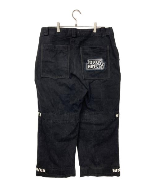 9090（9090）9090 (9090) over print (オーバープリント) Cargo Pants ブラック サイズ:XLの古着・服飾アイテム