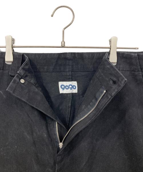 9090（9090）9090 (9090) over print (オーバープリント) Cargo Pants ブラック サイズ:XLの古着・服飾アイテム