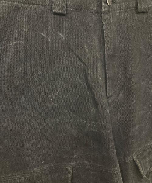 9090（9090）9090 (9090) over print (オーバープリント) Cargo Pants ブラック サイズ:XLの古着・服飾アイテム
