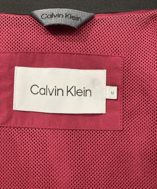 Calvin Klein（カルバンクライン）Calvin Klein (カルバンクライン) ナイロンジャケット レッド サイズ:Ｍの古着・服飾アイテム