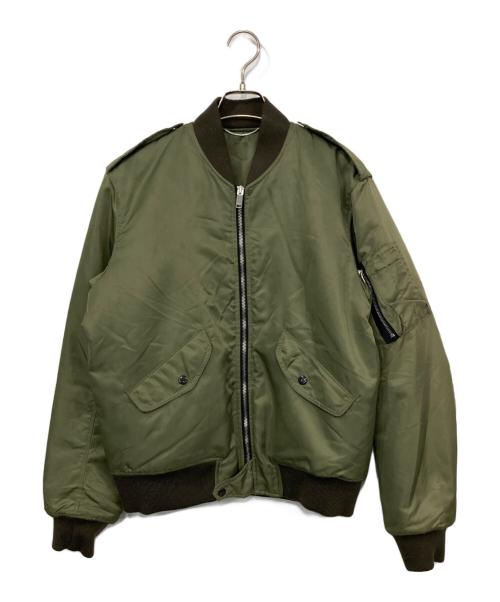 Dude Nine（デュードナイン）Dude Nine (デュードナイン) MA-1ジャケット オリーブ サイズ:Mの古着・服飾アイテム
