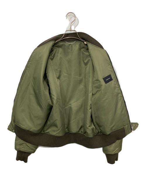 Dude Nine（デュードナイン）Dude Nine (デュードナイン) MA-1ジャケット オリーブ サイズ:Mの古着・服飾アイテム