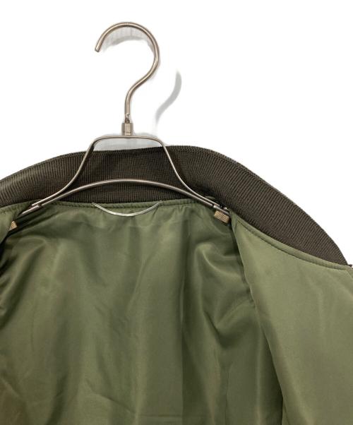 Dude Nine（デュードナイン）Dude Nine (デュードナイン) MA-1ジャケット オリーブ サイズ:Mの古着・服飾アイテム