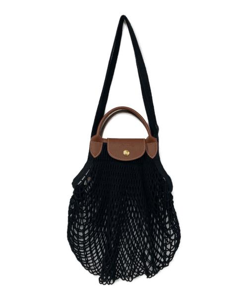 LONGCHAMP（ロンシャン）LONGCHAMP (ロンシャン) ル プリアージュフィレXSクロスボディバッグ ブラックの古着・服飾アイテム