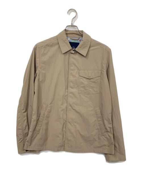 G-Stage（ジーステージ）G-Stage (ジーステージ) 軽量リンクルナイロンブルゾン ベージュ サイズ:46の古着・服飾アイテム