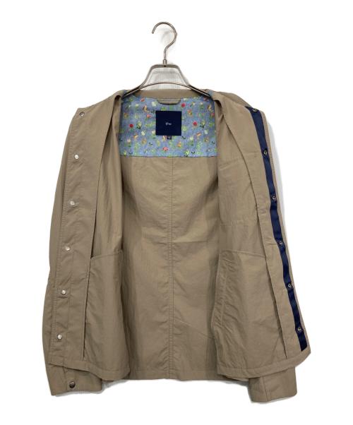G-Stage（ジーステージ）G-Stage (ジーステージ) 軽量リンクルナイロンブルゾン ベージュ サイズ:46の古着・服飾アイテム
